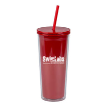 SwimLabs: 24oz Double Wall Plastic Tumbler