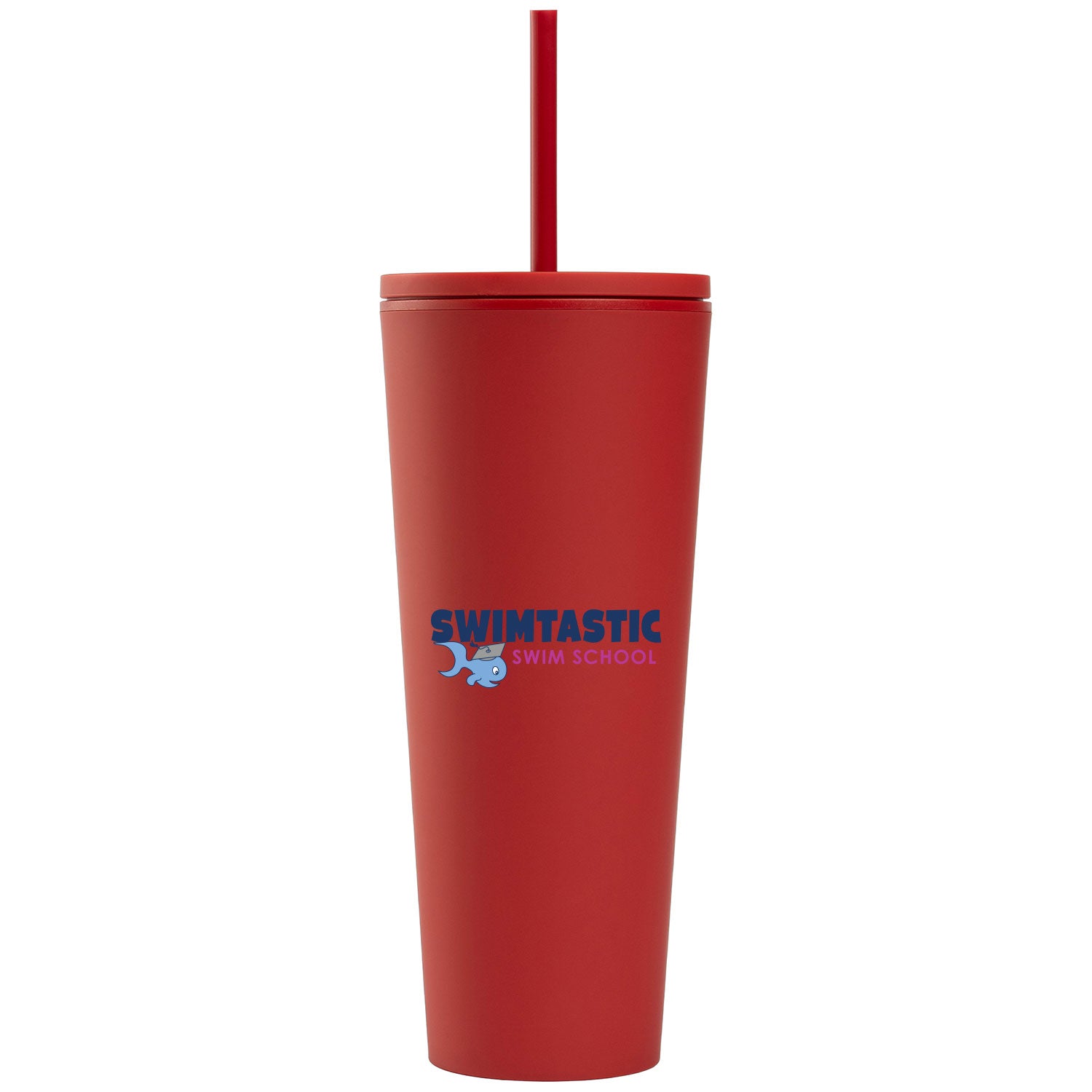 Swimtastic Swim School: 24oz Double Wall Plastic Tumblers