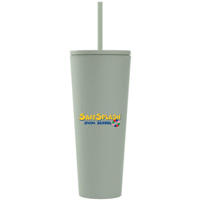 SafeSplash Swim School: 24oz Double Wall Plastic Tumblers