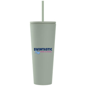 Swimtastic Swim School: 24oz Double Wall Plastic Tumblers