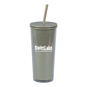 SwimLabs: 24oz Double Wall Plastic Tumbler