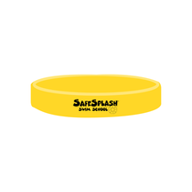 SafeSplash Swim School: 1/2" Debossed Color Filled Silicone Wristbands