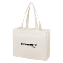 Saf-T-Swim: Laminated Non-Woven Shopper Tote Bag