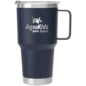 AquaKids Swim School: 30oz Laser Engraved Stainless Steel Tumbler