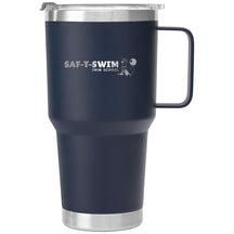 Saf-T-Swim: 30oz Laser Engraved Stainless Steel Tumbler