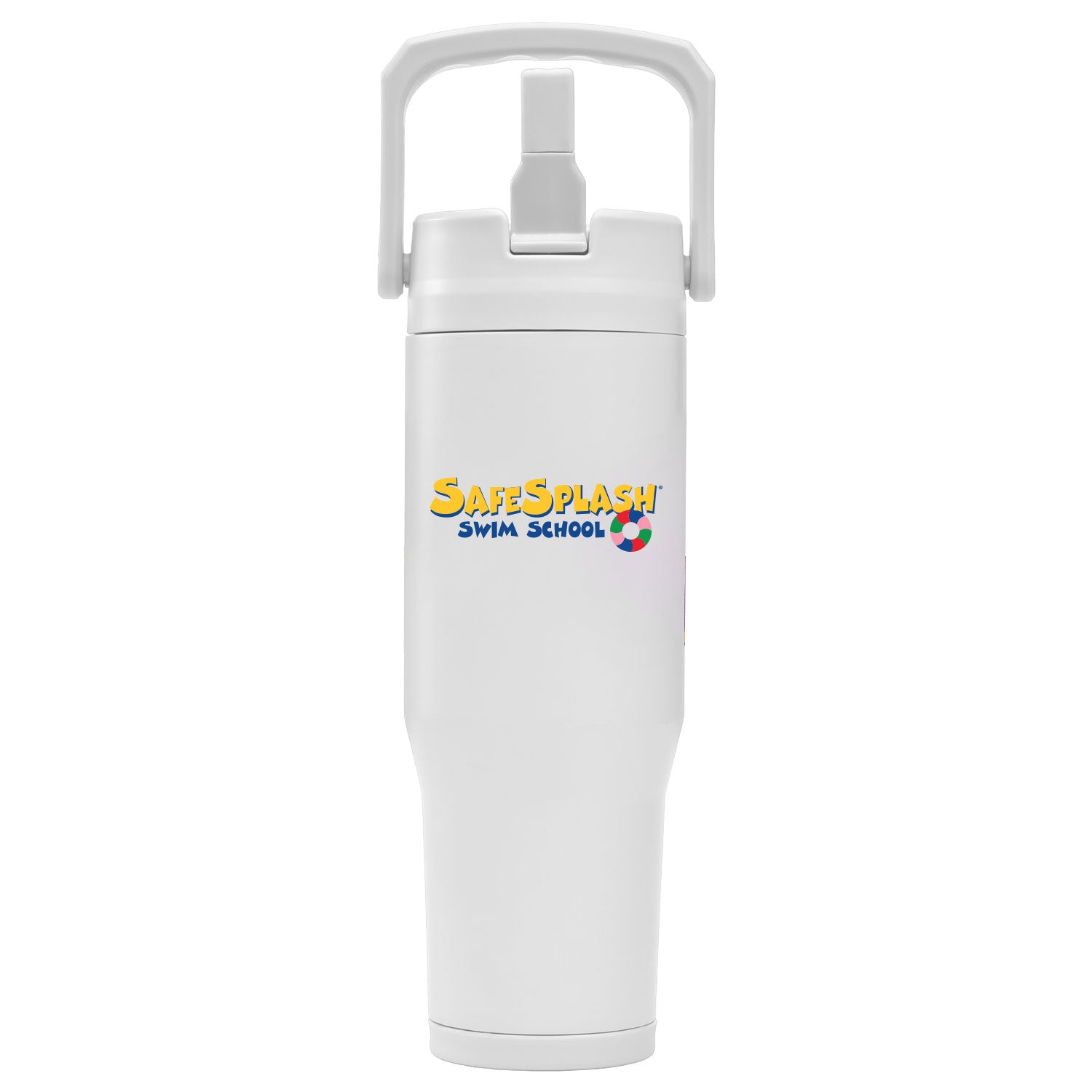 SafeSplash Swim School: 32oz Double Wall Stainless Steel Tumbler