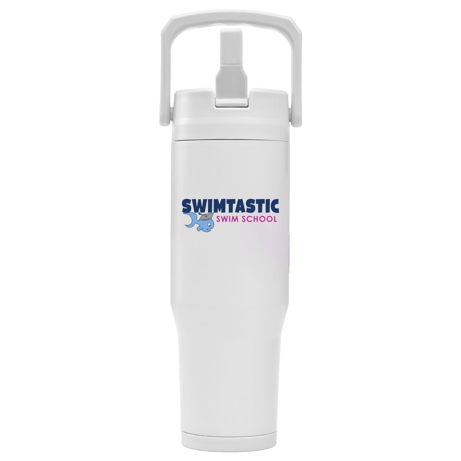 Swimtastic Swim School: 32oz Double Wall Stainless Steel Tumbler