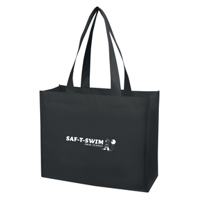 Saf-T-Swim: Laminated Non-Woven Shopper Tote Bag