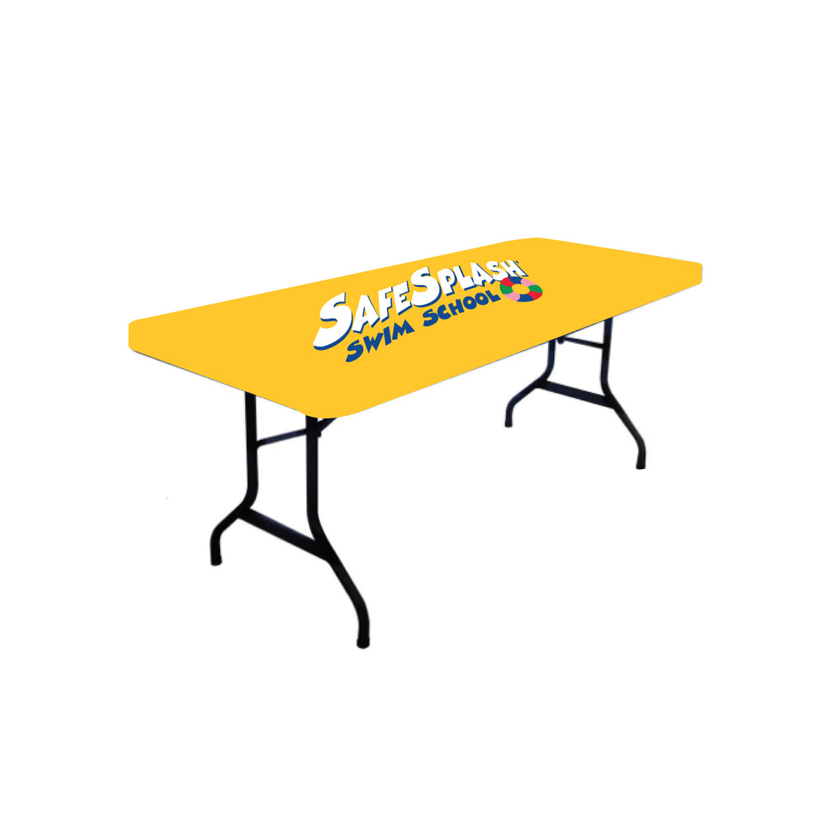 SafeSplash Swim School: 6ft Multi-Stretch Table Cap