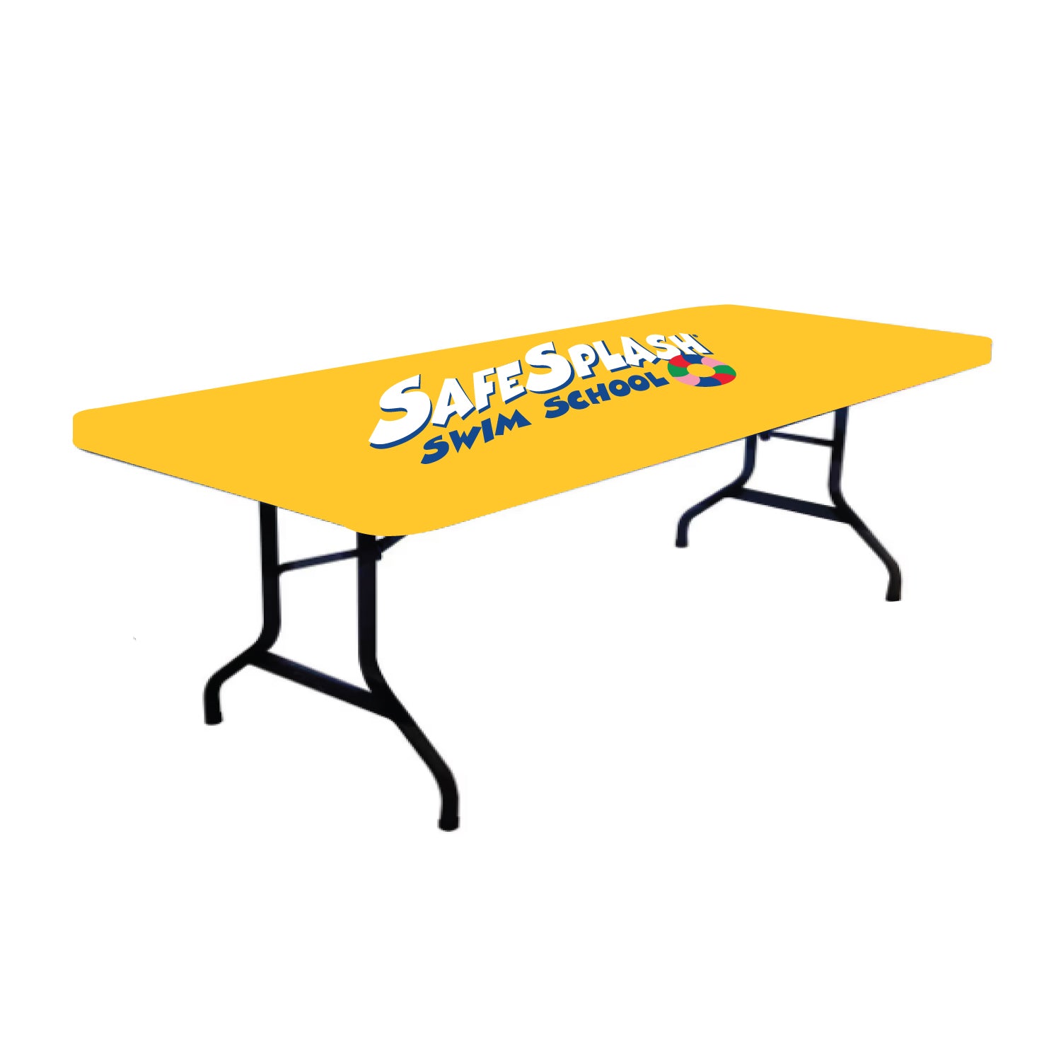 SafeSplash Swim School: 8ft Multi-Stretch Table Cap