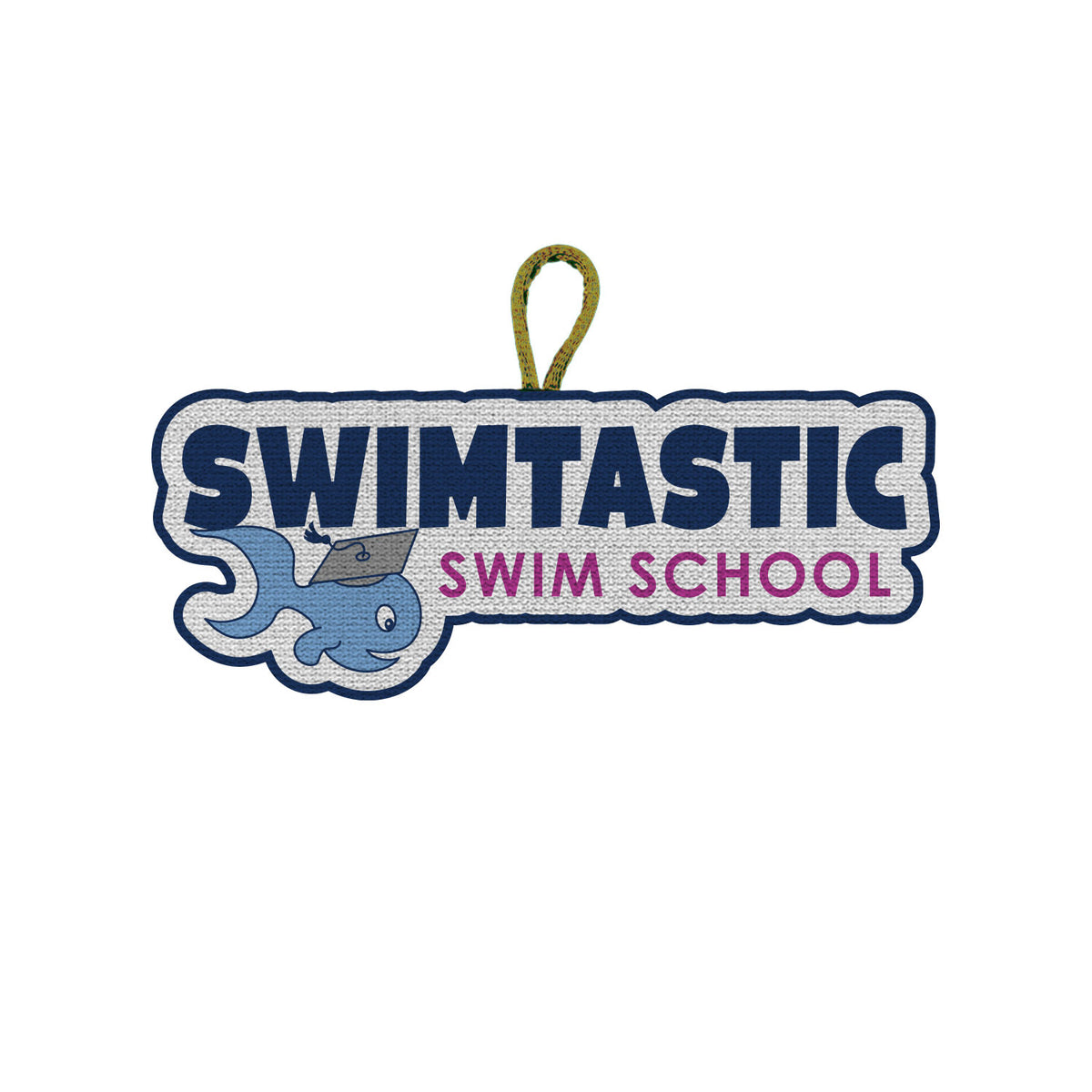 Swimtastic Swim School: Embroidered Holiday Ornament