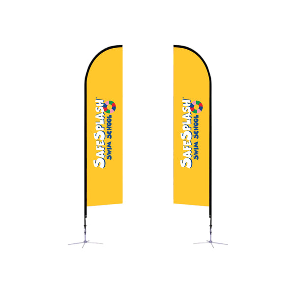 SafeSplash Swim School 14ft. Feather Flag
