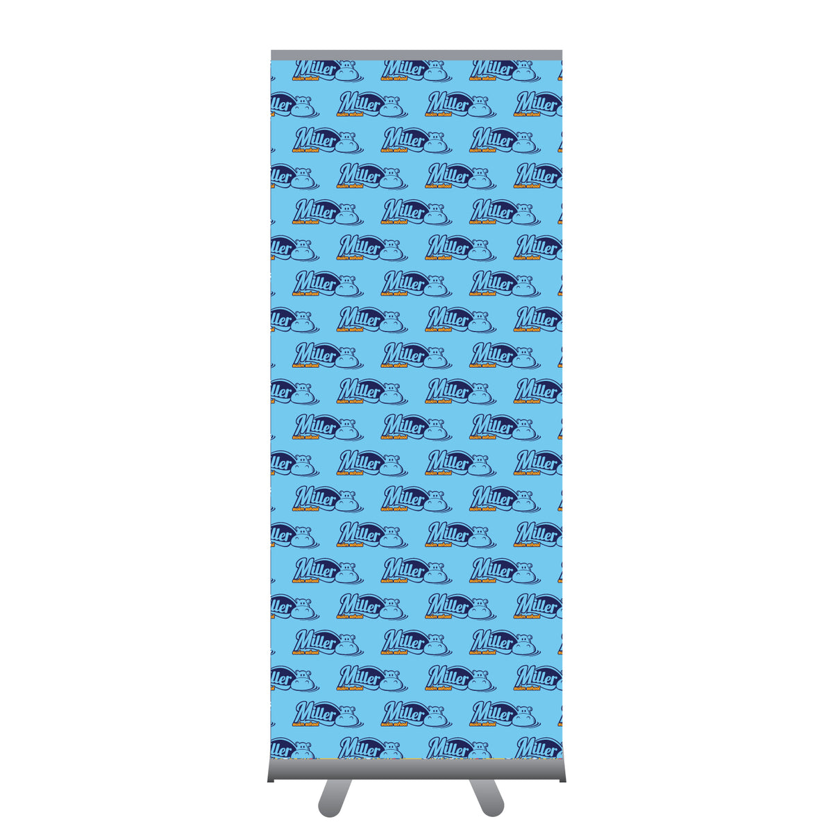 Miller Swim School: Economy Banner Stand