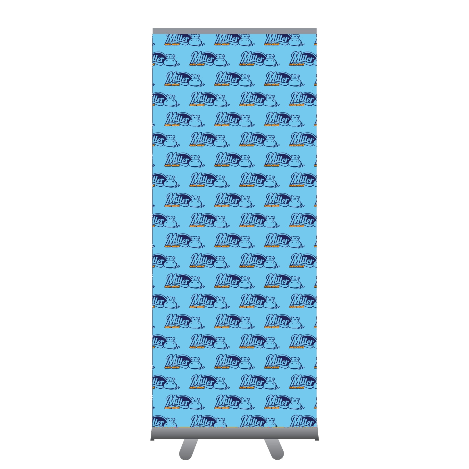 Miller Swim School: Economy Banner Stand