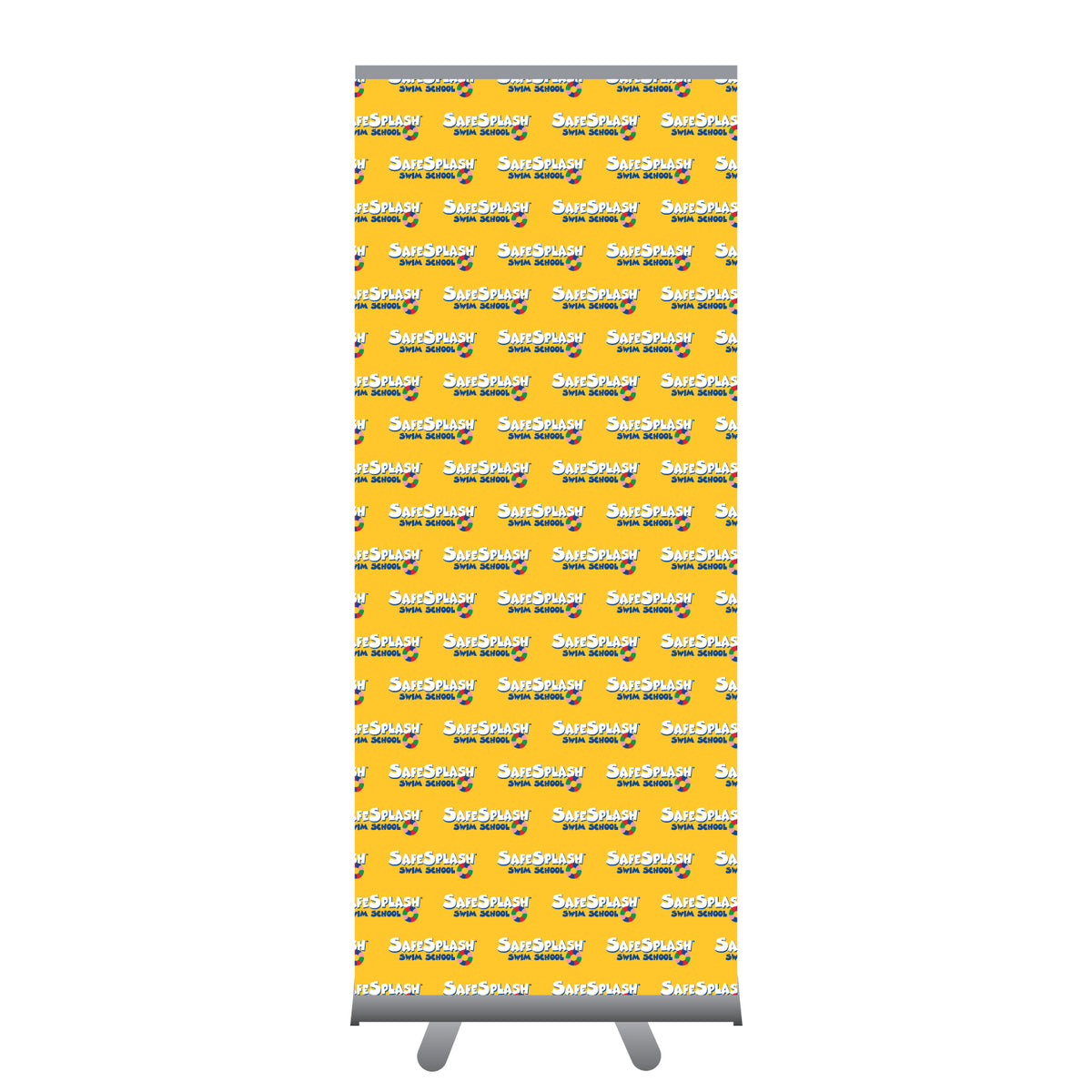 SafeSplash Swim School: Economy Banner Stand