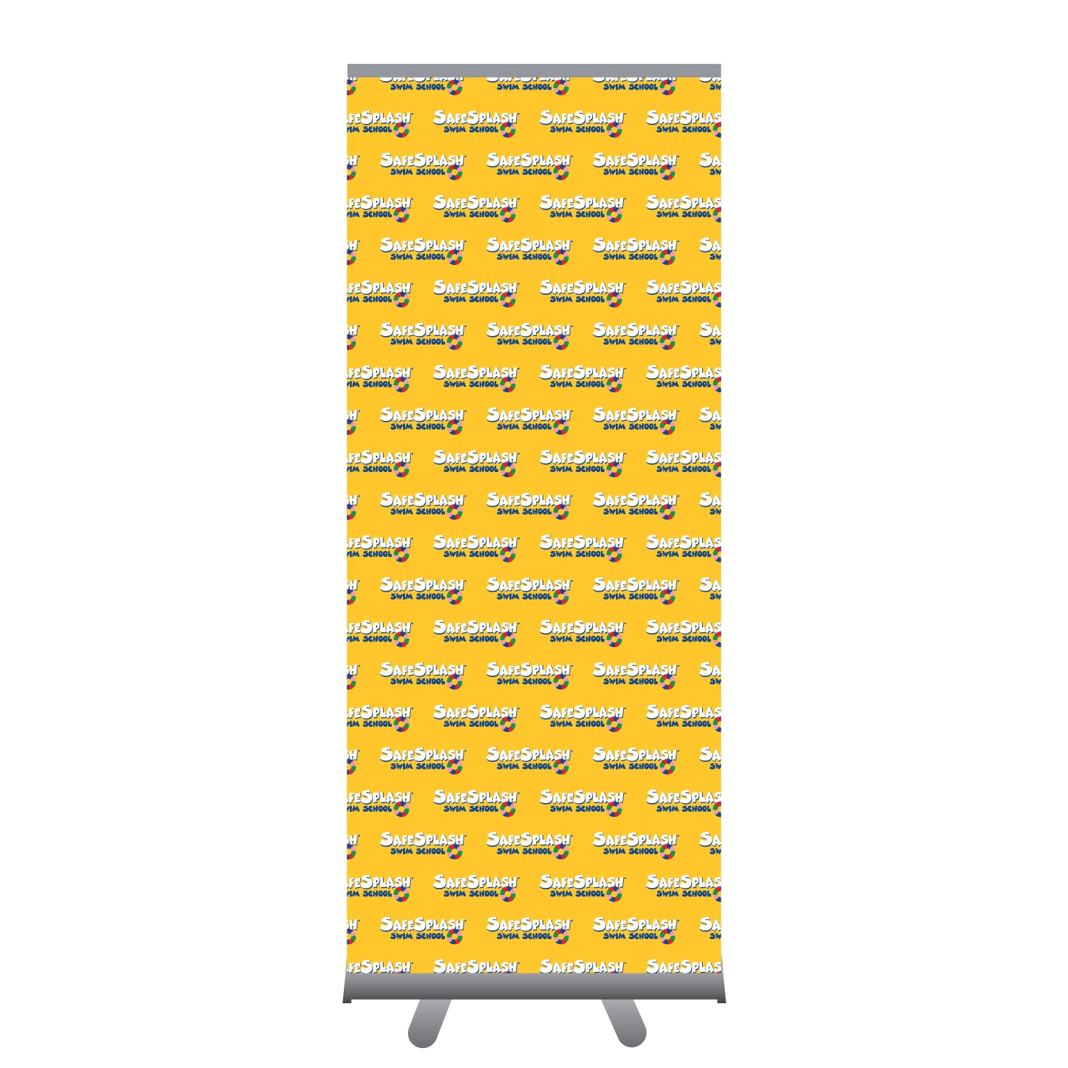 SafeSplash Swim School: Economy Banner Stand