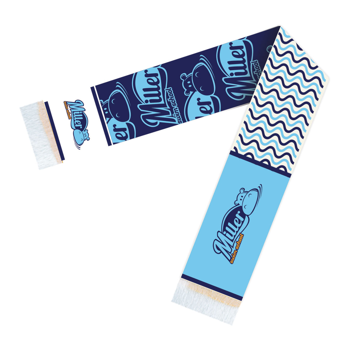 Miller Swim School: Custom Knit Scarf