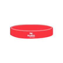 AquaKids Swim School: 1/2" Debossed Color Filled Silicone Wristbands