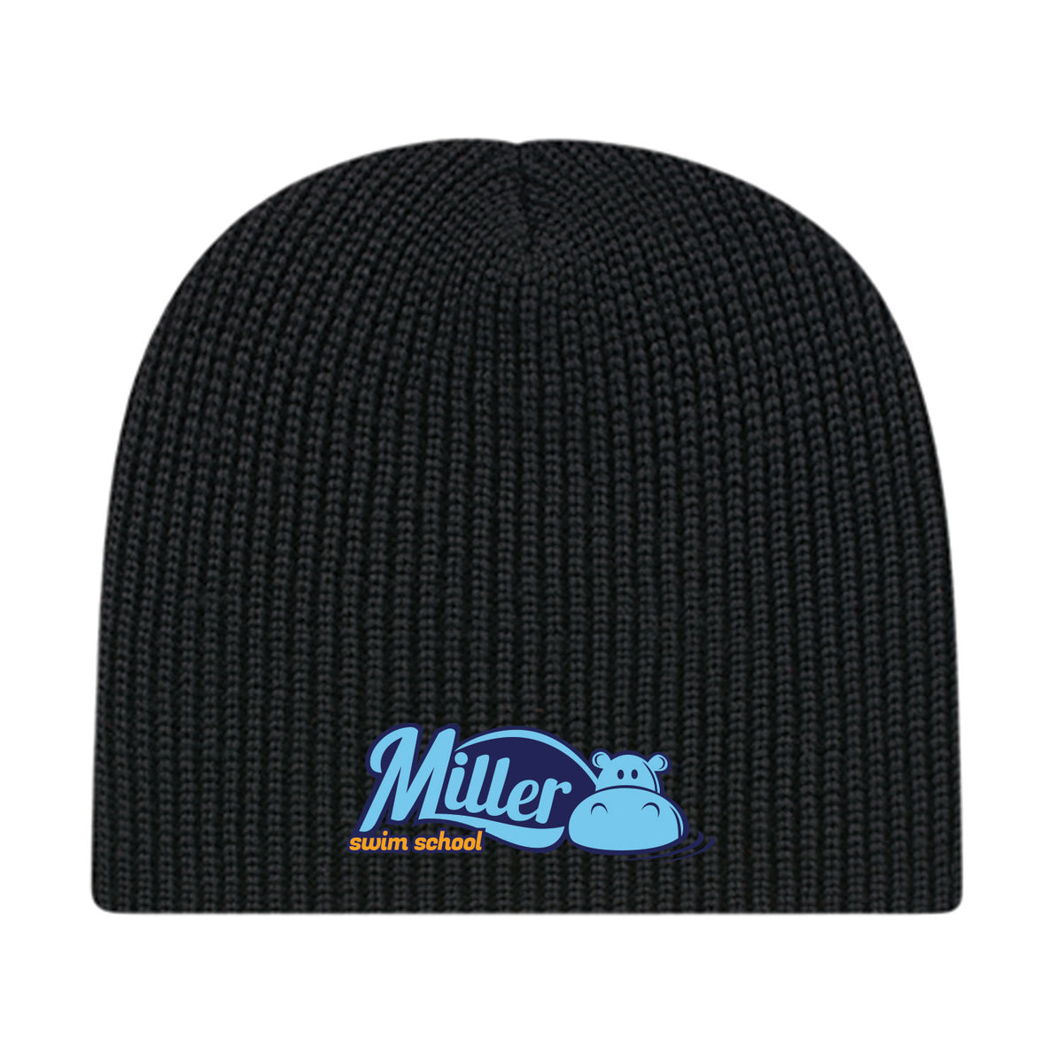 Miller Swim School: Economy Ribbed Knit Beanie