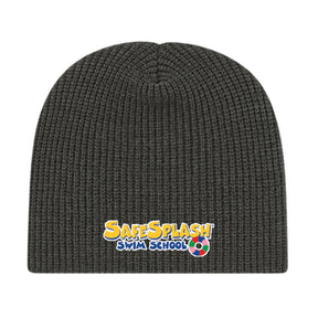 SafeSplash Swim School: Economy Ribbed Knit Beanie