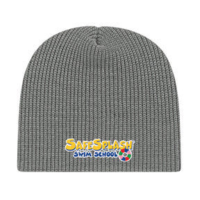 SafeSplash Swim School: Economy Ribbed Knit Beanie