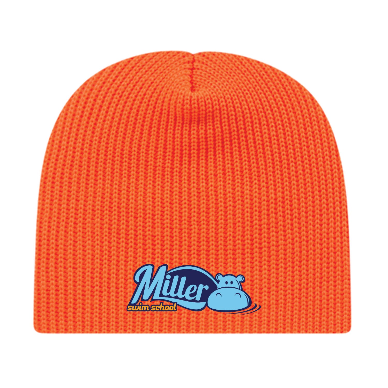 Miller Swim School: Economy Ribbed Knit Beanie