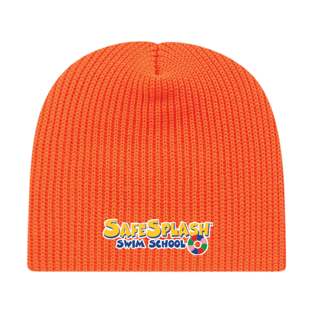 SafeSplash Swim School: Economy Ribbed Knit Beanie