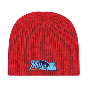 Miller Swim School: Economy Ribbed Knit Beanie