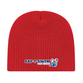 Saf-T-Swim: Economy Ribbed Knit Beanie