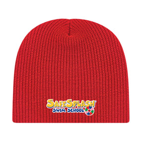 SafeSplash Swim School: Economy Ribbed Knit Beanie