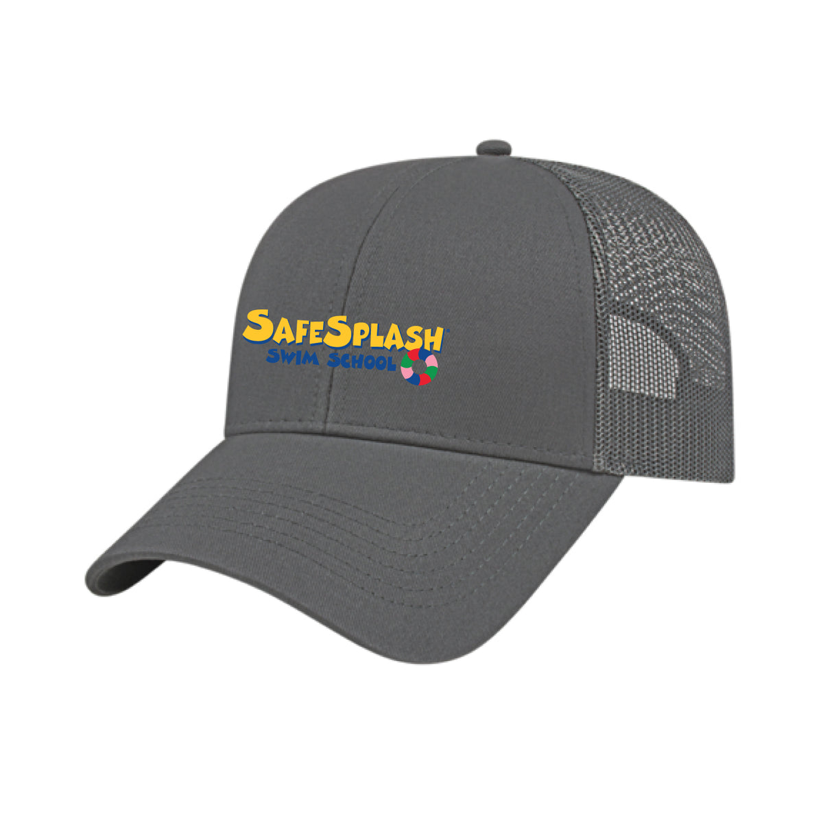 SafeSplash Swim School: Economy Mesh Trucker Cap