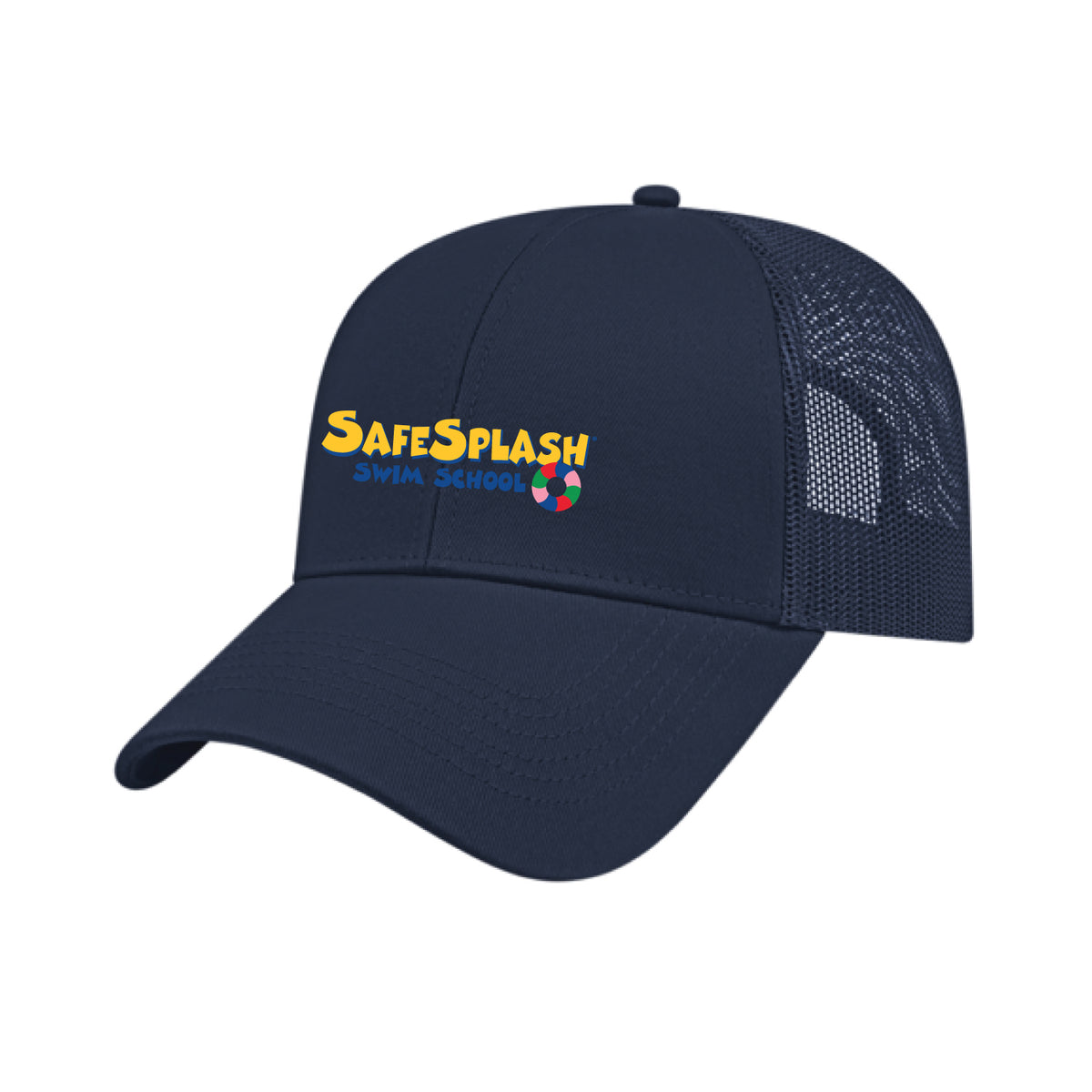 SafeSplash Swim School: Economy Mesh Trucker Cap