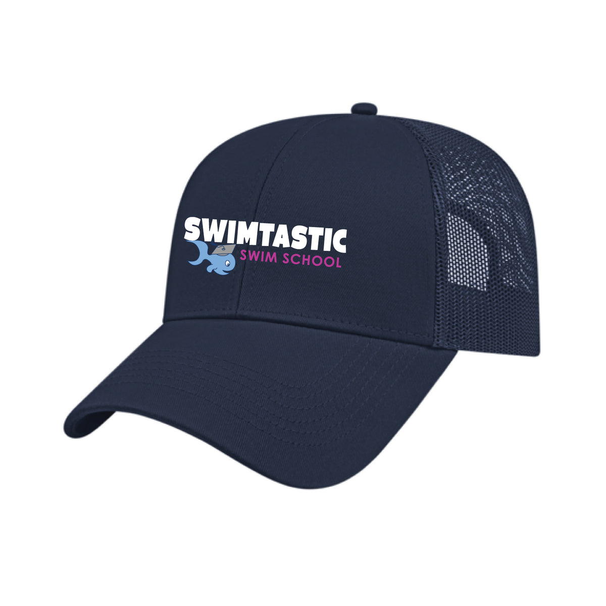 Swimtastic Swim School: Economy Mesh Trucker Cap