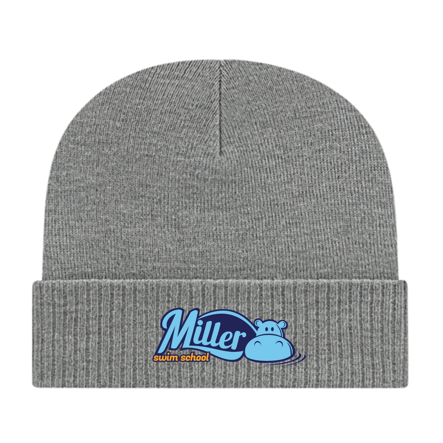 Miller Swim School: Knit Cap with Ribbed Cuff