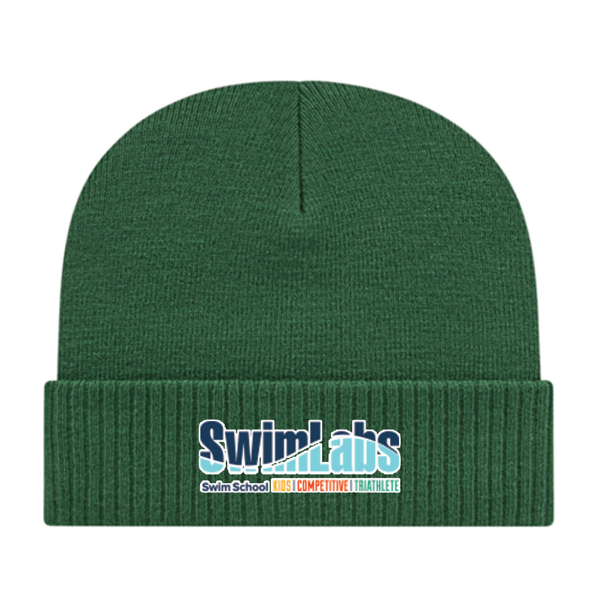 SwimLabs: Knit Cap with Ribbed Cuff