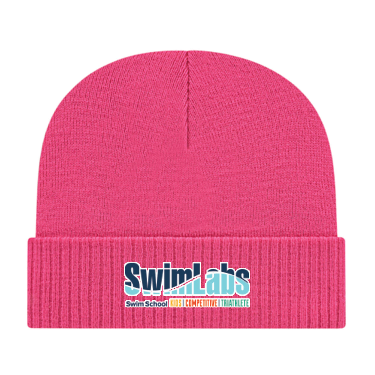 SwimLabs: Knit Cap with Ribbed Cuff