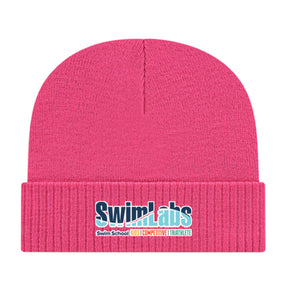 SwimLabs: Knit Cap with Ribbed Cuff