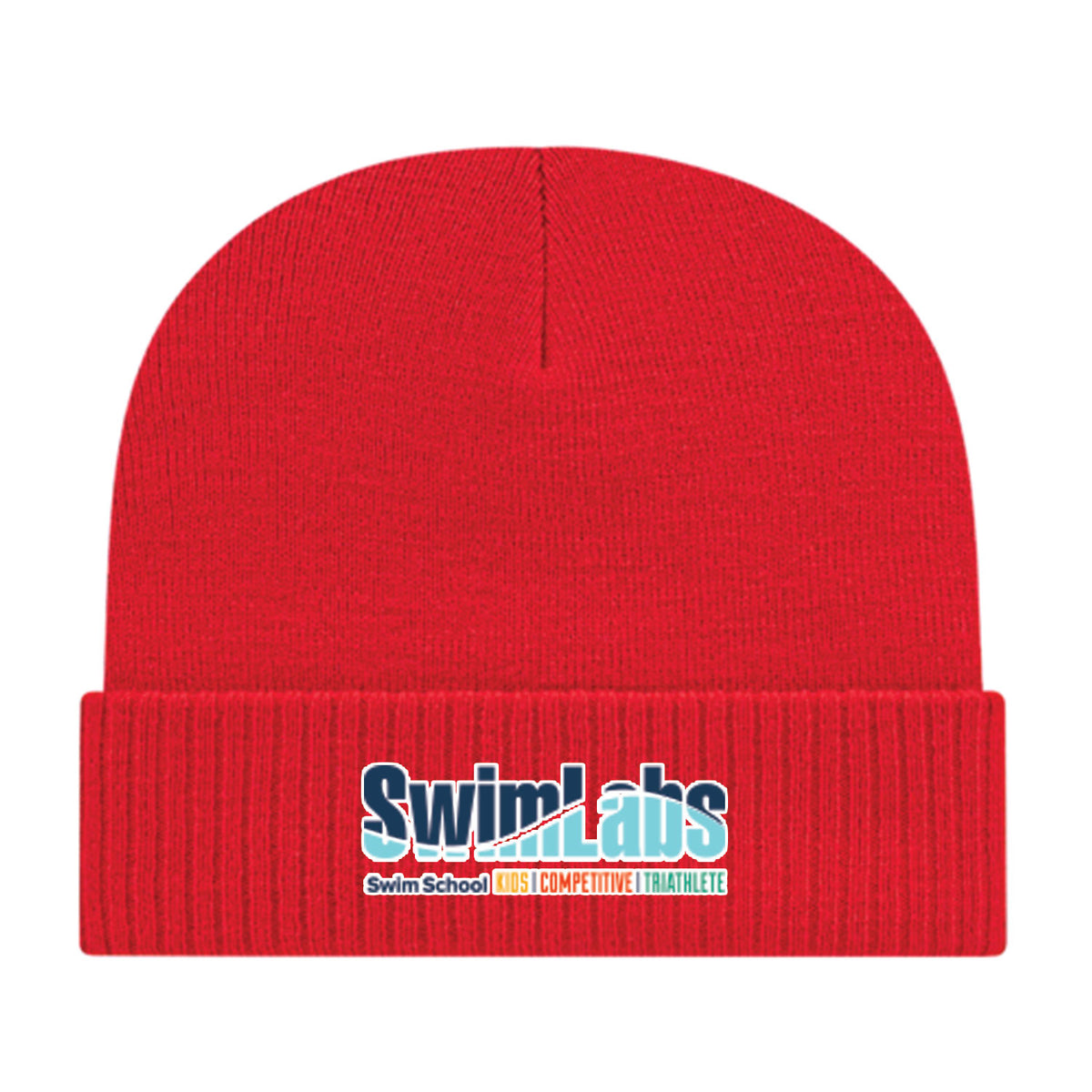 SwimLabs: Knit Cap with Ribbed Cuff