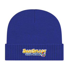 SafeSplash Swim School: Knit Cap with Ribbed Cuff