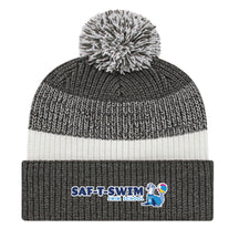 Saf-T-Swim: Thick Ribbed Knit Cap with Cuff