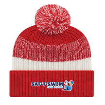 Saf-T-Swim: Thick Ribbed Knit Cap with Cuff