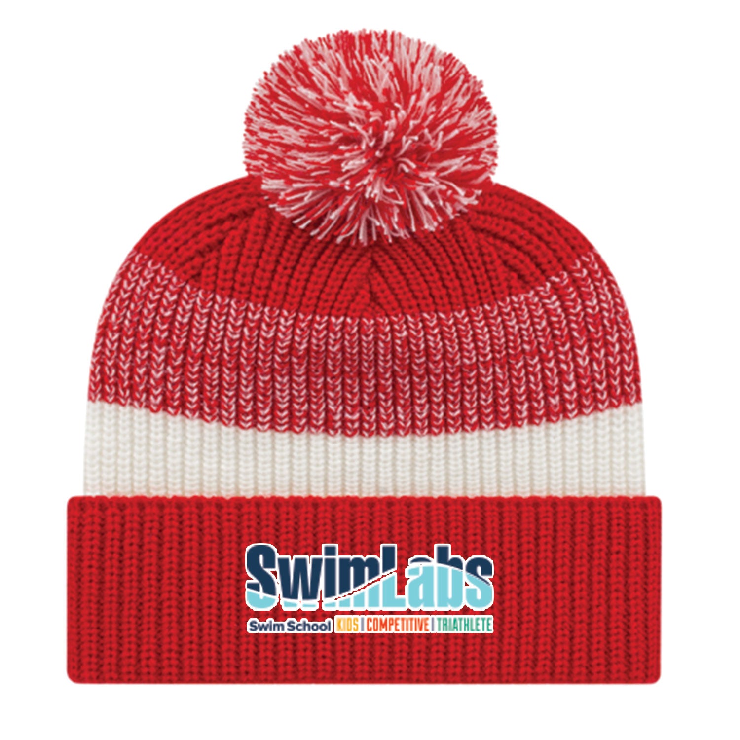 SwimLabs: Thick Ribbed Knit Cap with Cuff