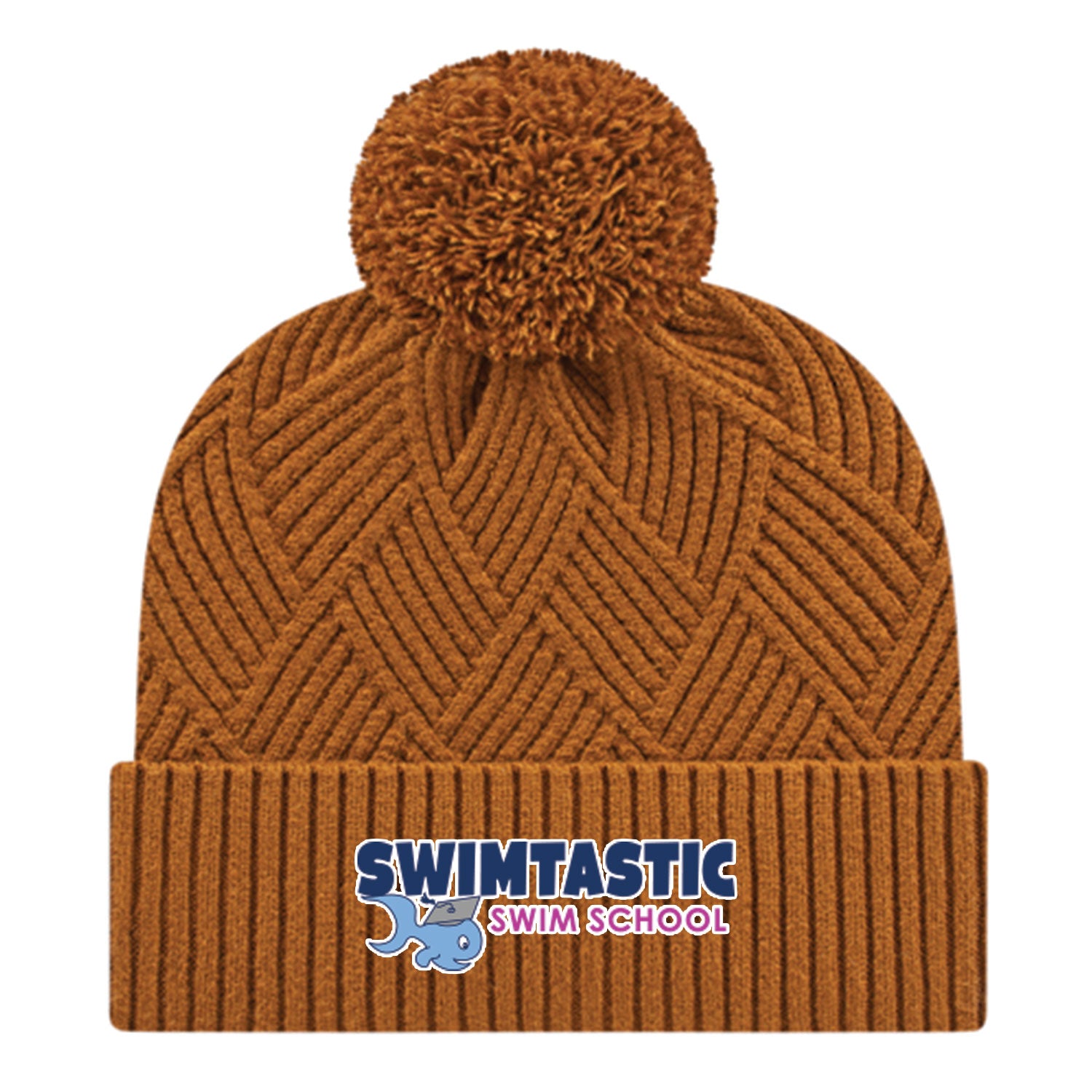 Swimtastic Swim School: Premium Weave Cap with Cuff