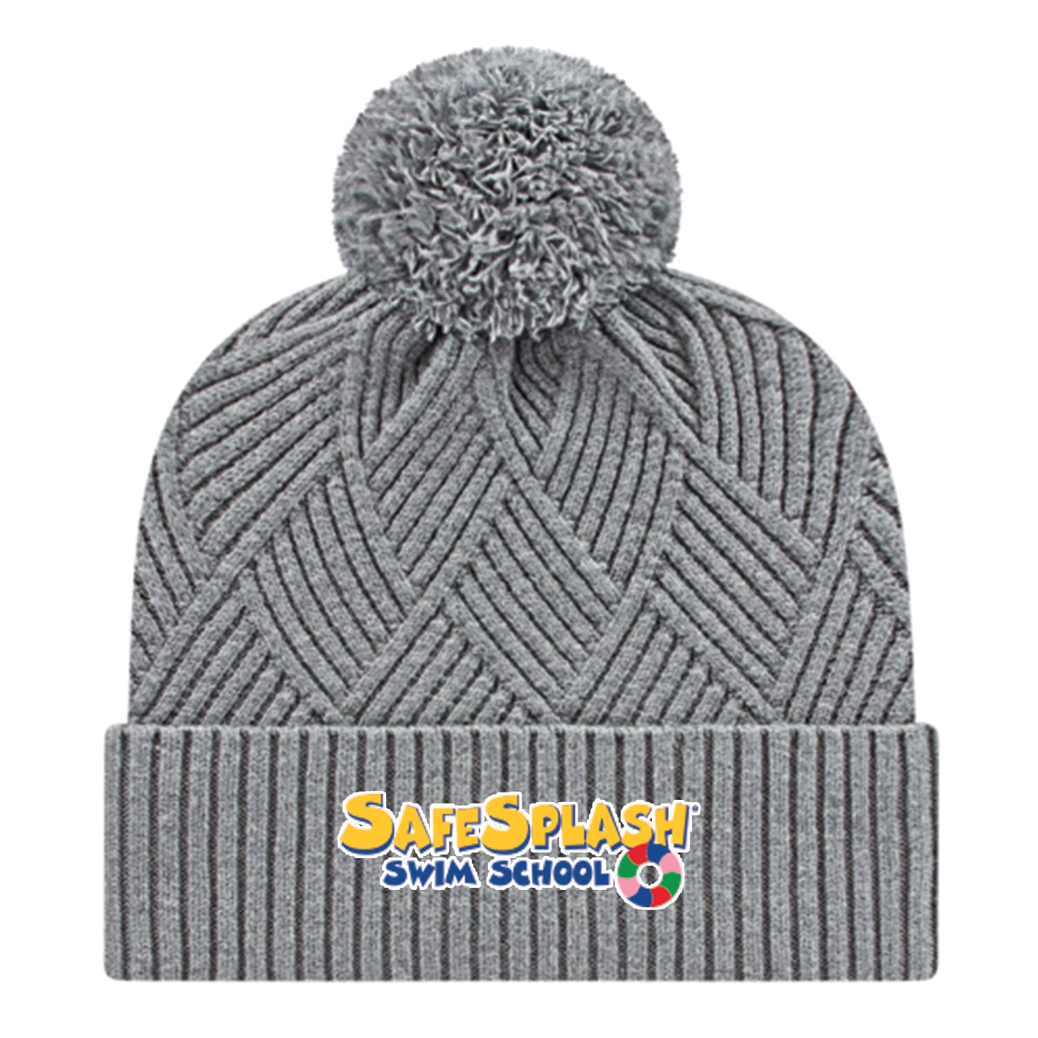 SafeSplash Swim School: Premium Weave Cap with Cuff