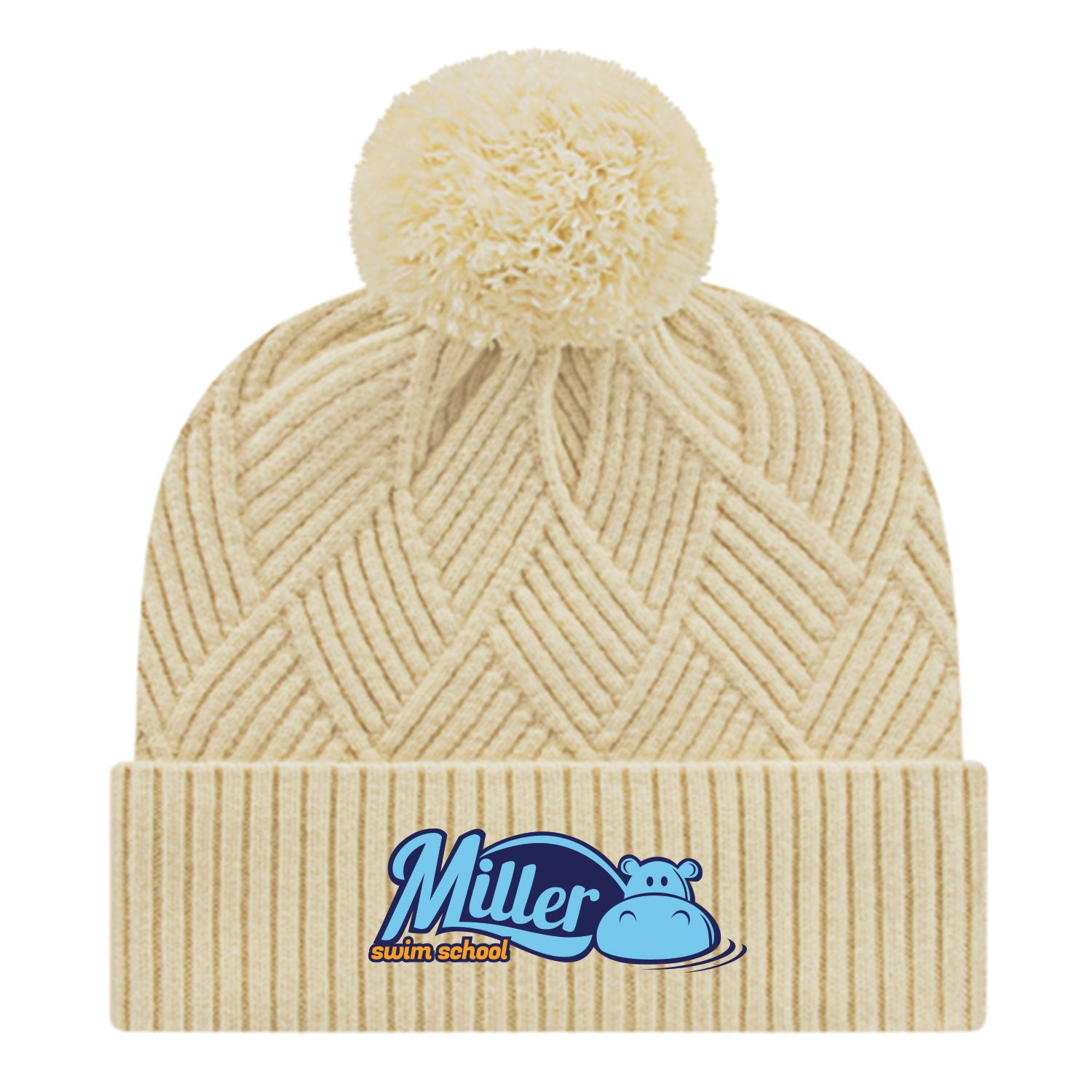 Miller Swim School: Premium Weave Cap with Cuff