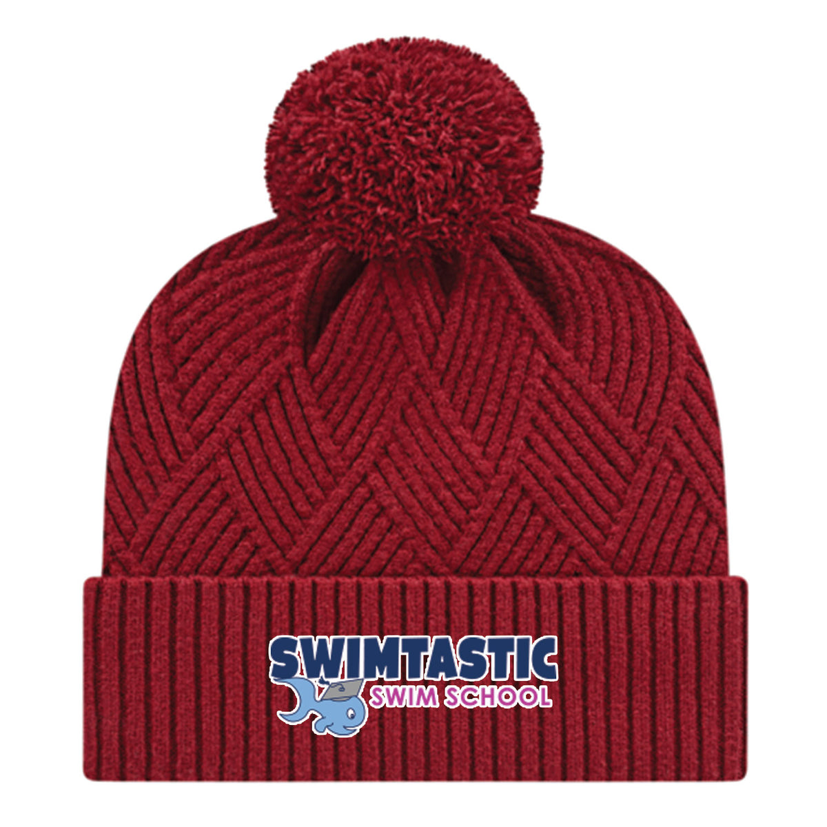 Swimtastic Swim School: Premium Weave Cap with Cuff