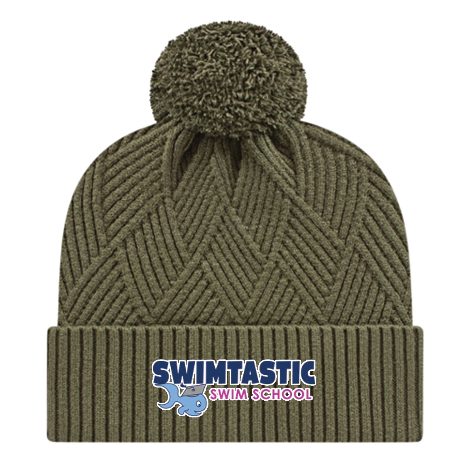 Swimtastic Swim School: Premium Weave Cap with Cuff