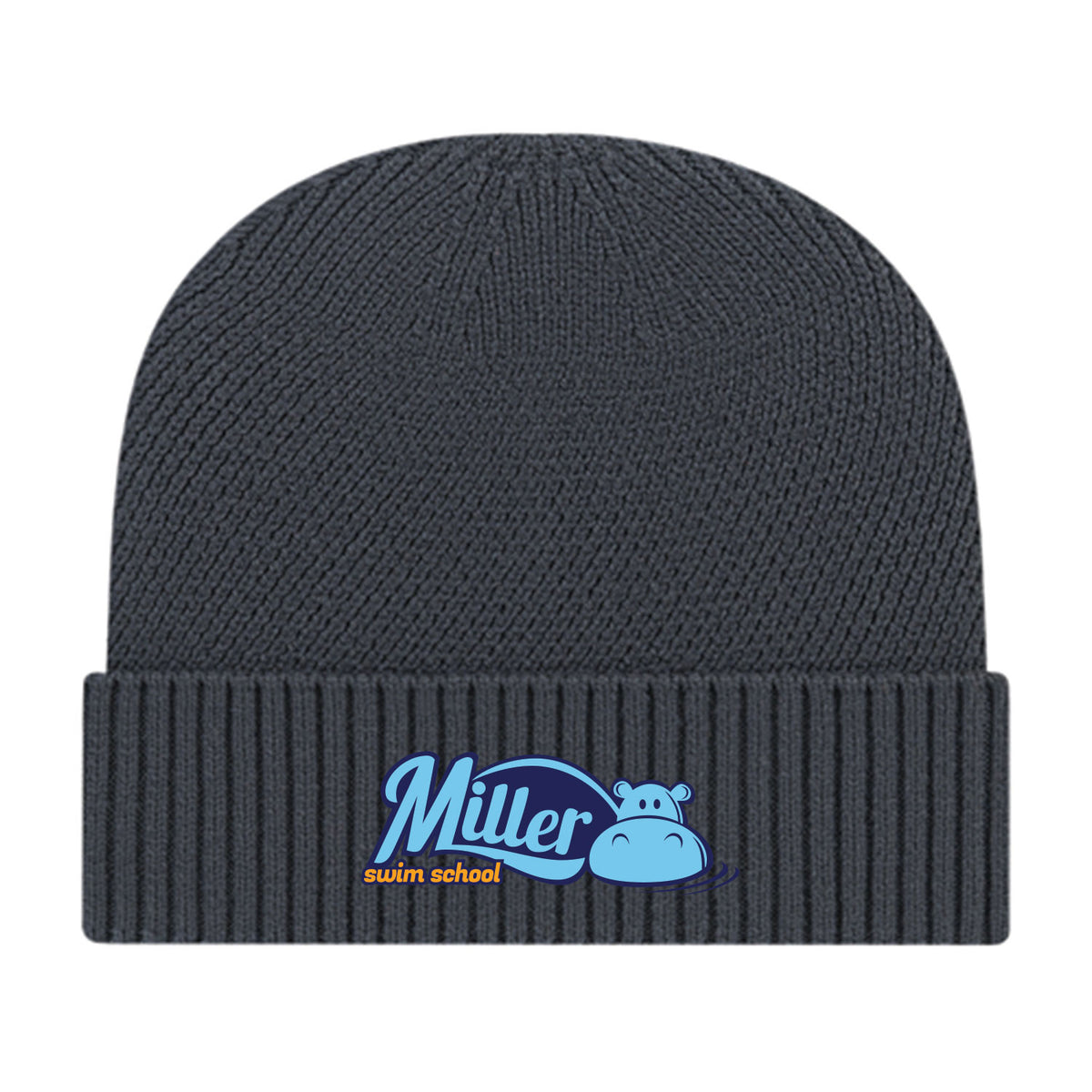 Miller Swim School: Premium Recycled Knit Cap with Cuff