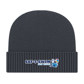 Saf-T-Swim: Premium Recycled Knit Cap with Cuff