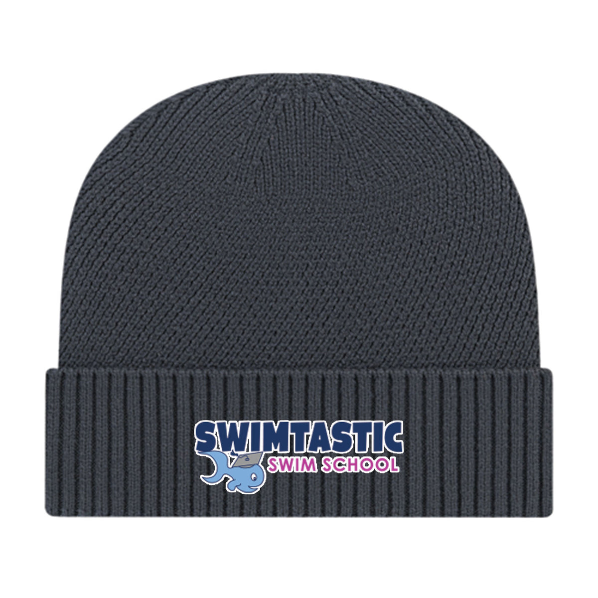 Swimtastic Swim School: Premium Recycled Knit Cap with Cuff